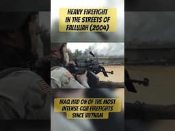 Intense Firefight in Fallujah, Iraq (2004) #shorts #firefight #iraq #fallujah #military #combat