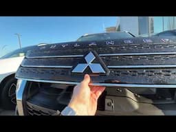 Outlander Mitsubishi | How to open hood (2022-2025)