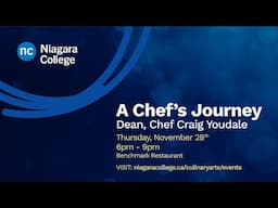 A Chef's Journey series launch - Dean, Chef Craig Youdale.