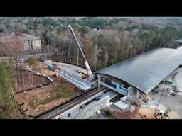 Installation of New Pedestrian Bridge at Indian Creek Station