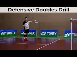 Badminton Defensive Doubles Drill - Coach Kowi Chandra