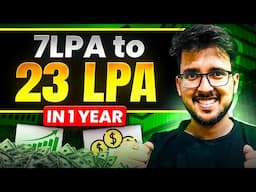 7 LPA to 23 LPA 🚀 JOB switch company after 1 year