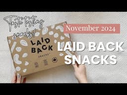 Laid Back Snacks 2024 | Taste Testing Laid Back Snacks & Review