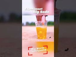 EXPERIMENT : Big Devil's Toothpaste Explosion From Coca Cola #shorts