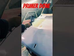 “Primer coat complete—laying the foundation for a flawless finish! 🚗✨#car primer #automobilerepair