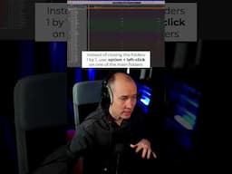 Logic Pro Trick - Quick Folder Closing