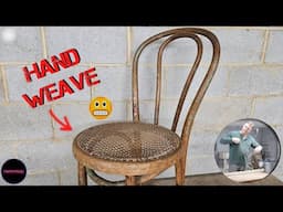 Now I Know Why It COSTS so Much to CANE a Chair by Hand | Restoration