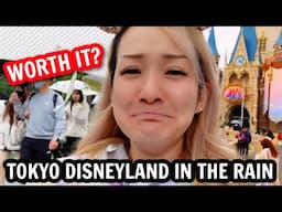 Is Tokyo Disneyland Worth it in the RAIN? ☔️ | Day in My Life in Japan VLOG