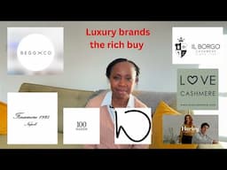 LUXURY brands the RICH love to BUY | Bespoke shirts and knitwear for men and women | Anesu Sagonda