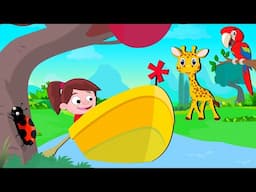 Row Row Row Your Boat | Nursery Rhymes and Baby Songs from Kiddy ClubHouse