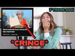 Reacting to my CHILDHOOD videos *CRINGE*