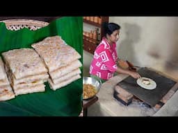 Vegetable Pocket Pancakes ❤ Village Pancake Recipe | Healthy Village Food | Village Cooking