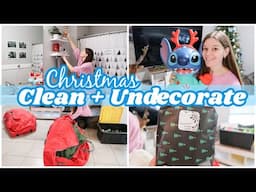 2025 Clean + Undecorate With Me | Taking Down Christmas Decor