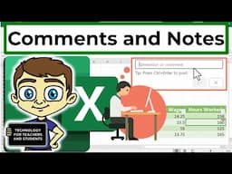 How to Use the Comments and Notes Features in Excel!