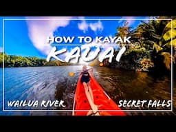 Kayaking Wailua River to EPIC SECRET Waterfall! BEST KAUAI Adventure!