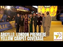 Spy Thriller #ArgylleMovie UK Premiere Coverage #MatthewVaughn #HenryCavill #DuaLipa #JohnCena