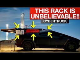 Tesla Cybertruck With Truck Rack - You've GOTTA SEE THIS!! - Urander Cybertruck Rack Overview