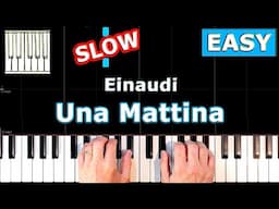 Einaudi - Una Mattina - Piano Tutorial Easy SLOW