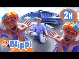 Blippi's been arrested🚔 | Classic Blippi Adventures | Vehicle Videos for Kids | Moonbug Kids