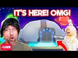 The SECRET SPACE DOME in Adopt Me is HERE! LIVE!