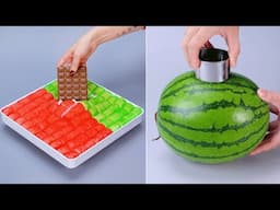 🍉DIY Homemade Watermelon Dessert Recipe For Summer🍉 Top 10 Colorful Cake Decorating You'll Love