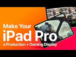 Make your iPad a Gaming or Production Monitor