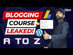 Advanced Blogging Course LEAKED! || Make 5000$/Month From Blogging A to Z With Payment Proof