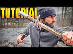 BACKHAND Knife Throwing Tutorial