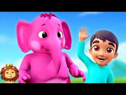 Ek Mota Hathi, एक मोटा हाथी, Hindi Animated Cartoon Video For Kids