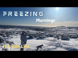 Surviving Freezing Mornings in the Van | Snowy Adventures on Dartmoor