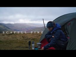 Wild Camping on SCAFELL PIKE at 3000 ft , The Lake District