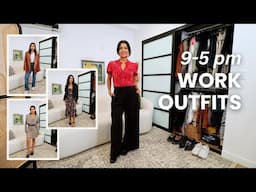 Corporate 9-5 Outfit Ideas | what to wear to work!