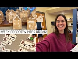 The week before winter break in first grade! Gingerbread activities and more!