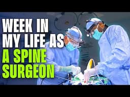 A Week in My Life as a Spine Surgeon