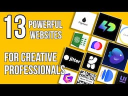 13 Powerful websites for creative professionals | Generative AI | UX UI Design