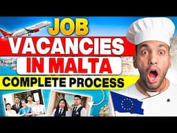 Malta Jobs after Hotel Management in 2025| Complete process details| Hotel Management jobs abroad|