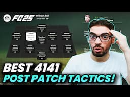 THE BEST META 4141 WIDE FORMATION AND CUSTOM TACTICS | FC 25 ULTIMATE TEAM