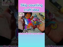 Skip counting craft idea #shorts #maths #learning #art #craft #diy #teaching