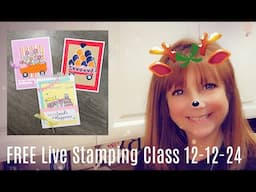 FREE Live Stamping Class December 12, 2024