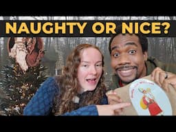 Bajan & Austrian Try Nikolo Austrian Traditional Treats | Nikolo and Krampus