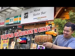 I CAN'T BELIEVE THERE IS A FILIPINO RESTAURANT IN CHINA !!! *WUHAN VLOG*