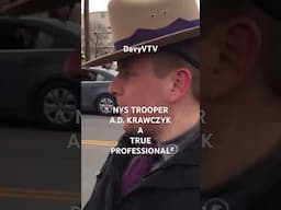 NYS TROOPER A.D. KRAWCZYK A TRUE PROFESSIONAL