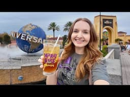 Universal Mardi Gras 2025! Trying Food & Drinks on Opening Day, Merchandise | Universal Orlando Vlog