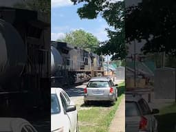 Why Is A Train In The Street?!  CSX In The Middle Of Town, Augusta Kentucky JawTooth shorts