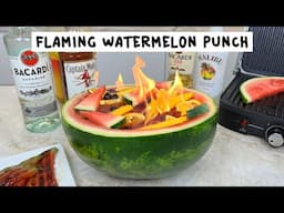 Flaming Watermelon Punch