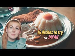 Food You Should Try in Japan for the First Time - 15 dishes #foodinjapan