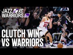 Jazz come back for CLUTCH win over Warriors 🤝