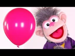 Pink Balloon Goes Pop + More | Colors Songs ABCs 123s Nursery Rhymes by Busy Beavers