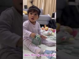 #shortsfeed #shorts ##shortsvideo #anvi Anvi’s first ship of water on her own