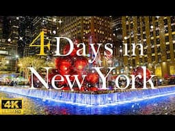 How to Spend 4 Days in NEW YORK CITY at Christmas | Travel Guide & Tips!